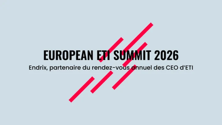 Endrix, partenaire du rendez-vous annuel des CEO d’ETI
